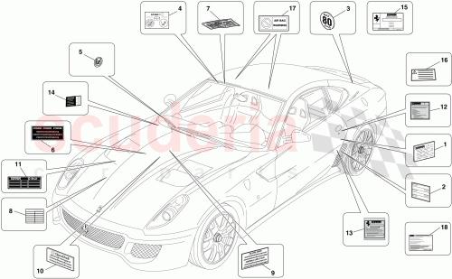 Part Diagram for Ferrari 8266459