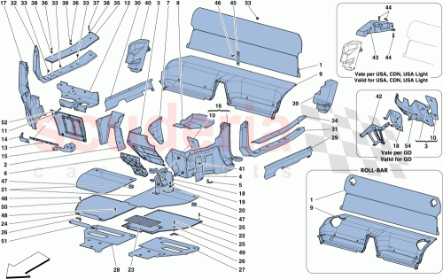 Part Diagram for Ferrari 85758500