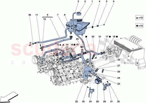Part Diagram for Ferrari 332129