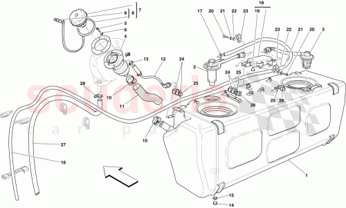 Part Diagram for Ferrari 191495