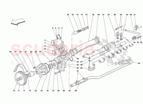 Part Diagram for Ferrari 191906