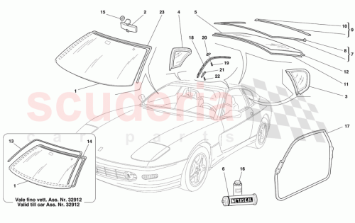 Part Diagram for Ferrari 63893500