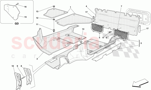 Part Diagram for Ferrari 66842300