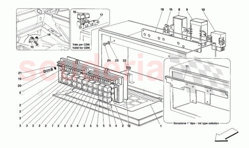 Part Diagram for Ferrari 61079400