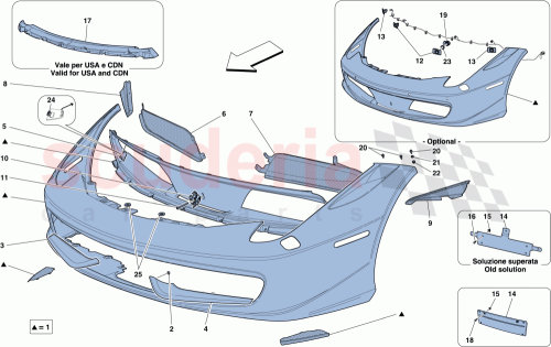 Part Diagram for Ferrari 82288600