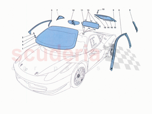Part Diagram for Ferrari 83384400