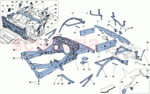 Part Diagram for Ferrari 84615400