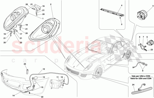 Part Diagram for Ferrari 260963