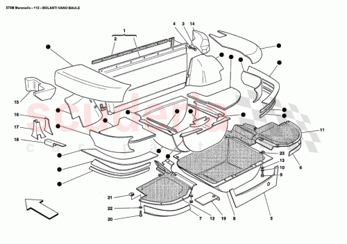 Part Diagram for Ferrari 64569700