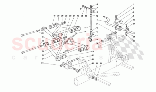 Part Diagram for Ferrari 135901