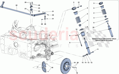 Part Diagram for Ferrari 13449934