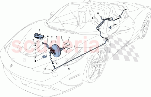Part Diagram for Ferrari 262205