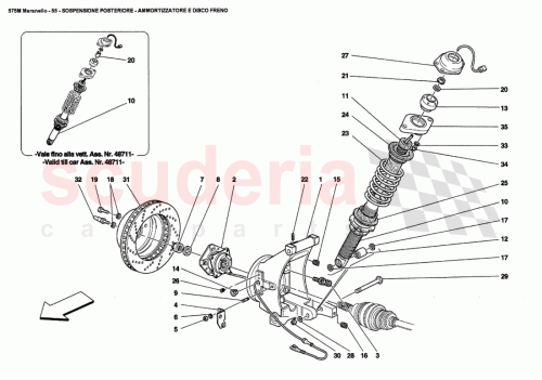 Part Diagram for Ferrari 188997