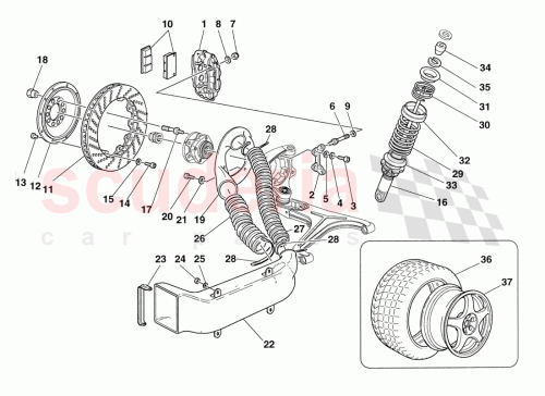 Part Diagram for Ferrari 64530700