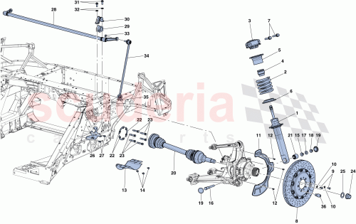 Part Diagram for Ferrari 283934