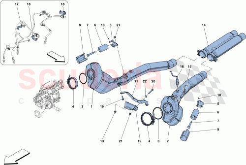 Part Diagram for Ferrari 337818