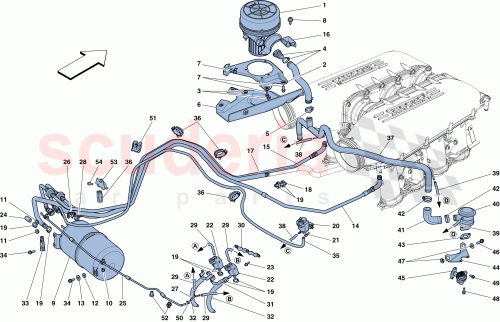 Part Diagram for Ferrari 303076