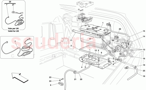 Part Diagram for Ferrari 214479