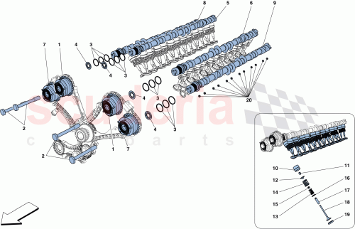 Part Diagram for Ferrari 321297
