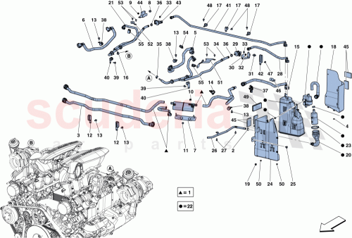 Part Diagram for Ferrari 327121