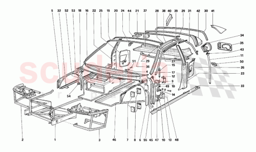 Part Diagram for Ferrari 61487000