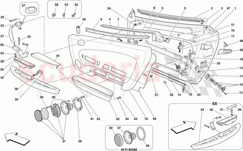 Part Diagram for Ferrari 13276077