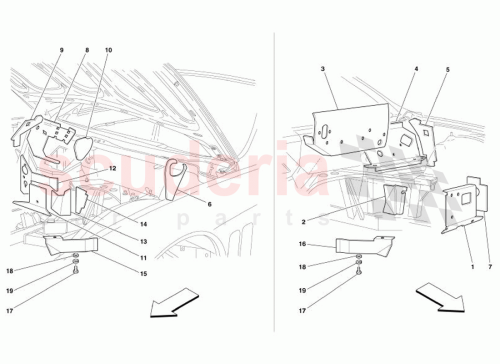 Part Diagram for Ferrari 67086200