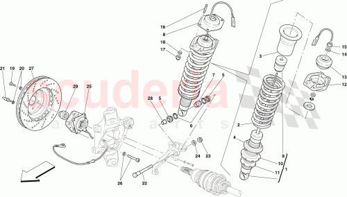Part Diagram for Ferrari 211757