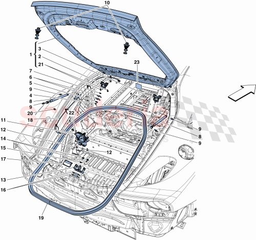 Part Diagram for Ferrari 85602900