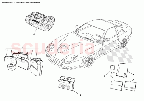 Part Diagram for Ferrari 68891600