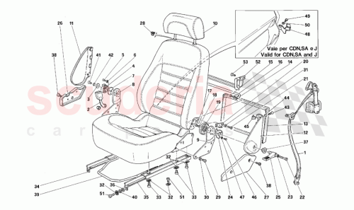 Part Diagram for Ferrari 646024