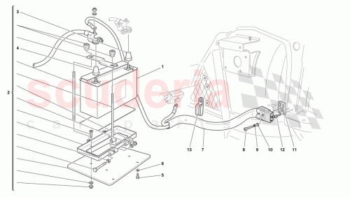 Part Diagram for Ferrari 182547