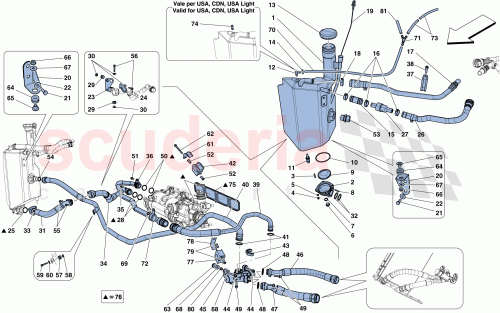 Part Diagram for Ferrari 311743