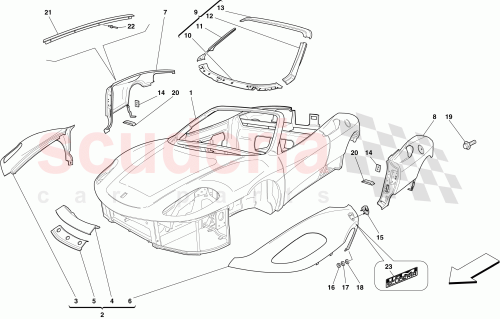 Part Diagram for Ferrari 82092300
