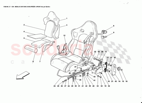 Part Diagram for Ferrari 658377