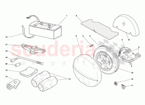 Part Diagram for Ferrari 65122800