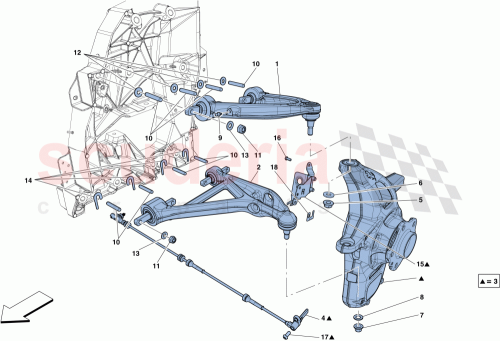 Part Diagram for Ferrari 314464