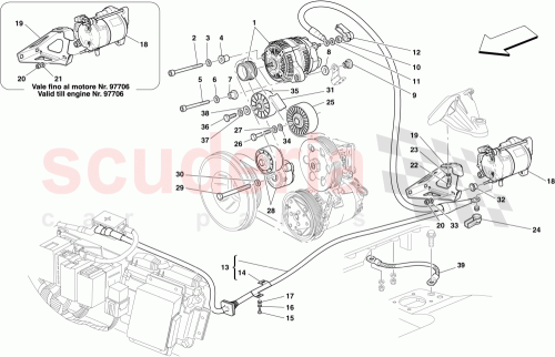 Part Diagram for Ferrari 233644