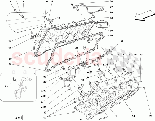 Part Diagram for Ferrari 235483