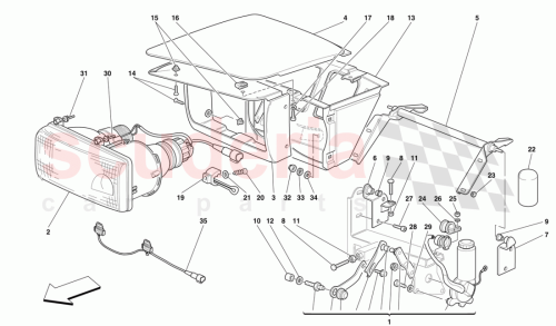 Part Diagram for Ferrari 62770300