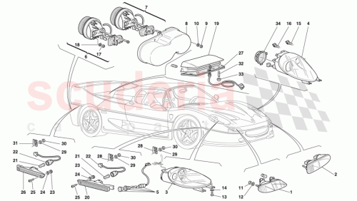 Part Diagram for Ferrari 61895400