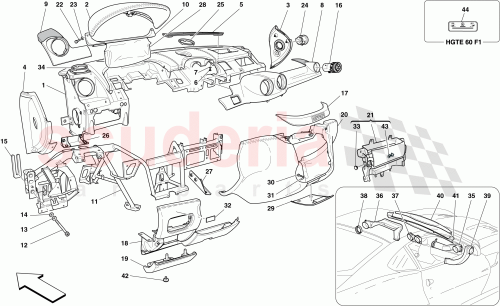 Part Diagram for Ferrari 69163300