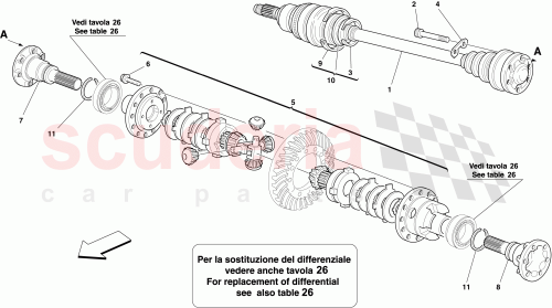 Part Diagram for Ferrari 233827