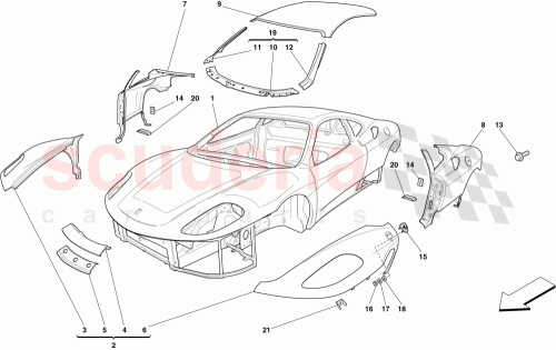 Part Diagram for Ferrari 80933711