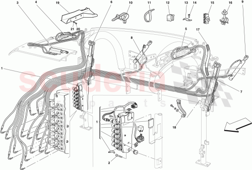 Part Diagram for Ferrari 67049300