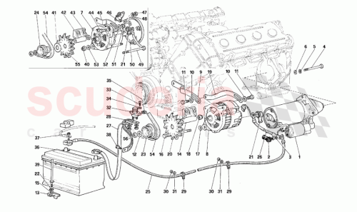 Part Diagram for Ferrari 11198679