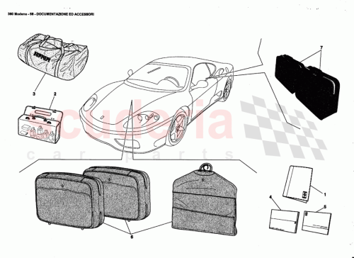 Part Diagram for Ferrari 66504000