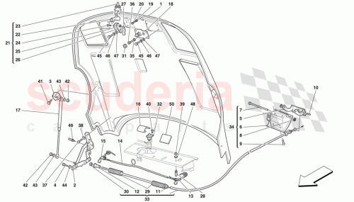 Part Diagram for Ferrari 63797800