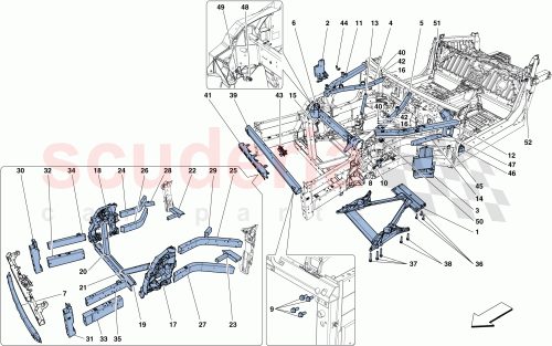 Part Diagram for Ferrari 330901