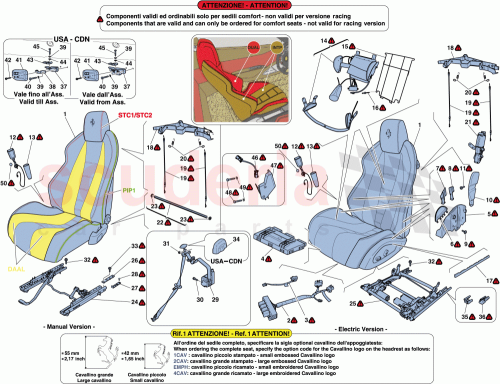 Part Diagram for Ferrari 83172200